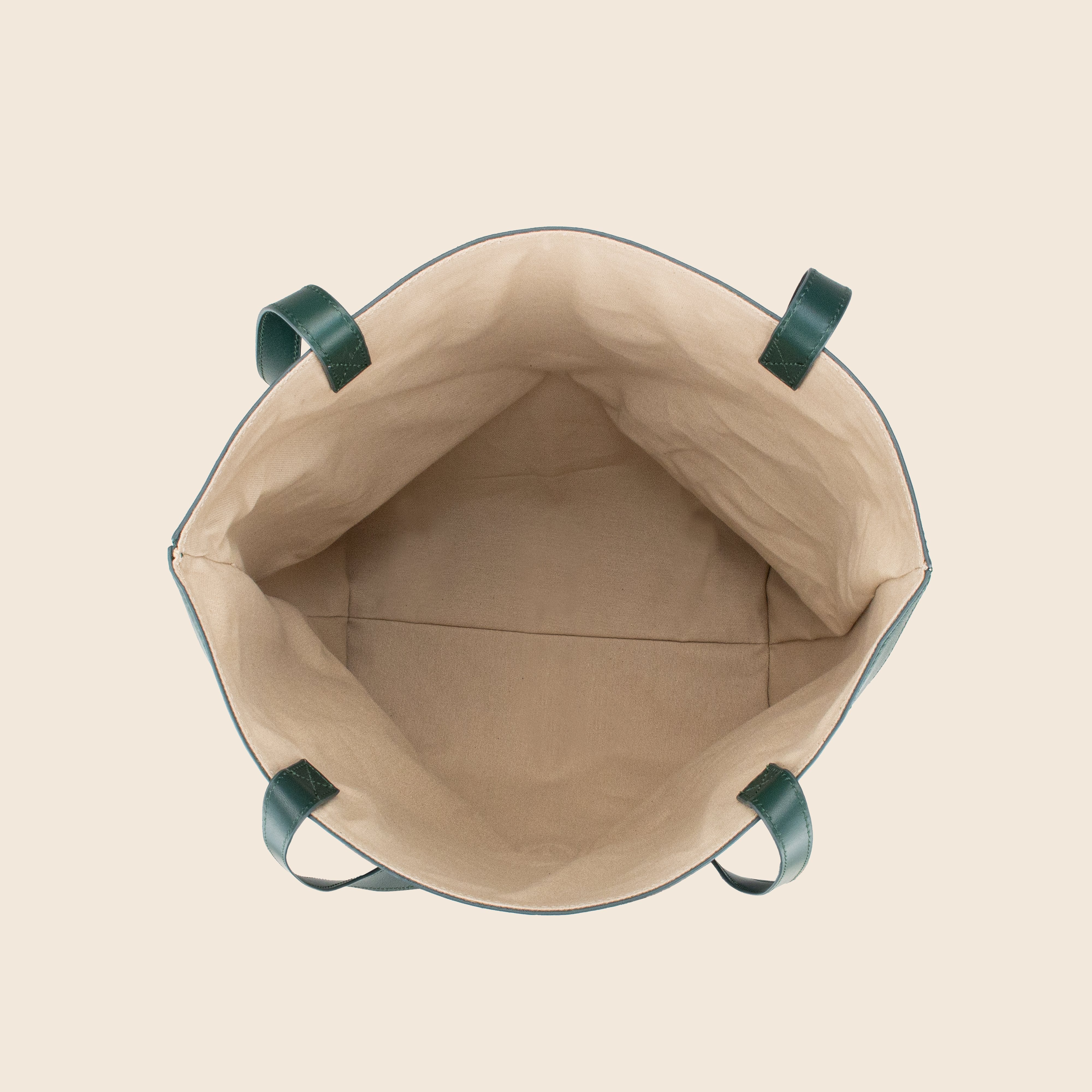 Alen in leather - Forest Green