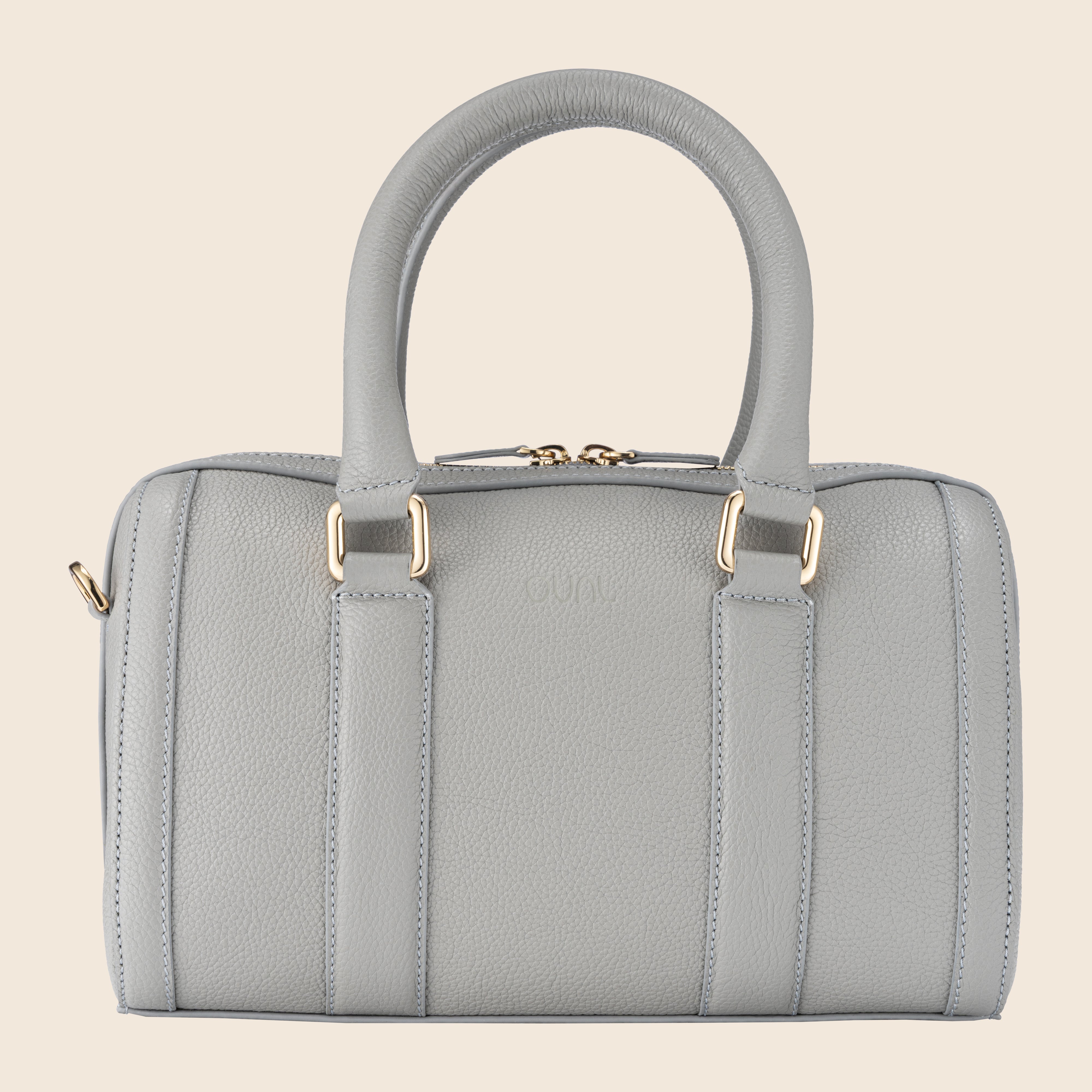 Lara in Leather - Fog Grey