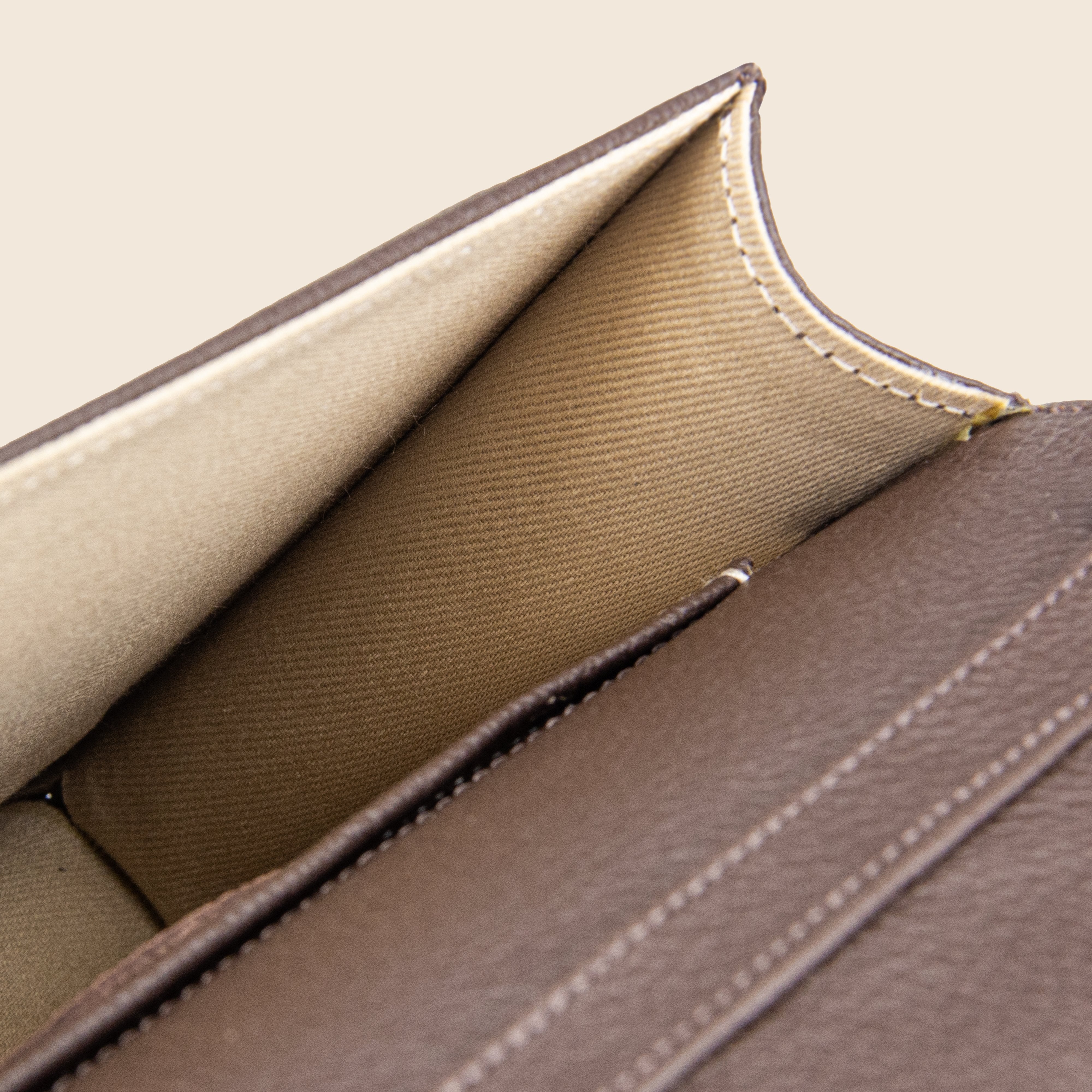 Vera in leather - Deep Brown