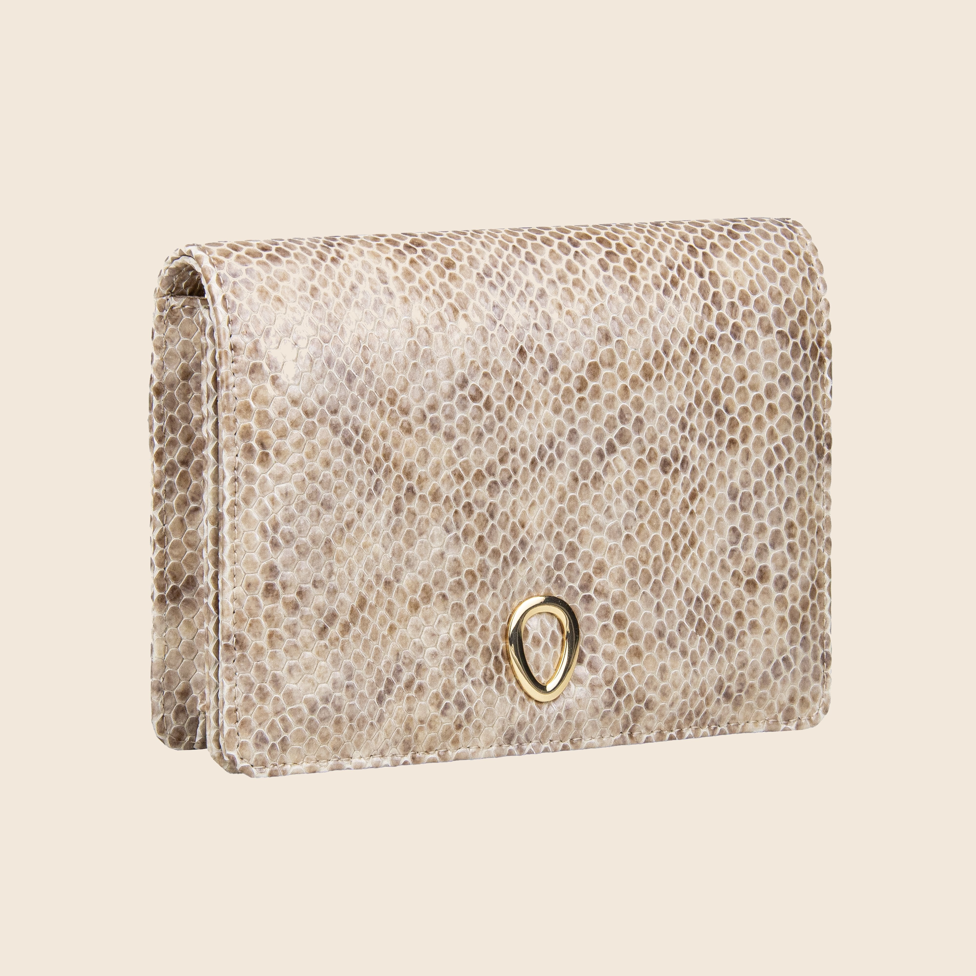 Vera in leather - Python Sand