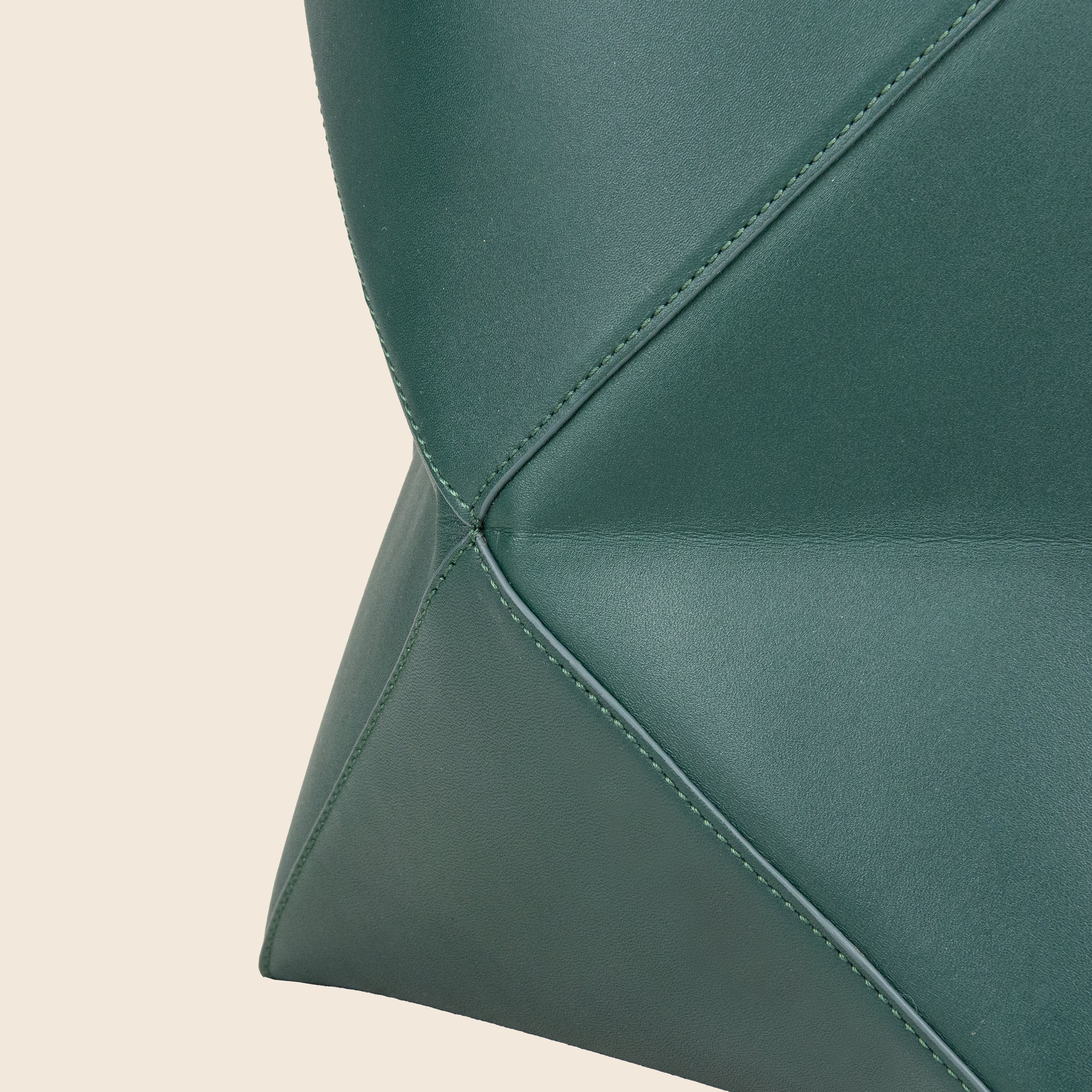 Alen in leather - Forest Green