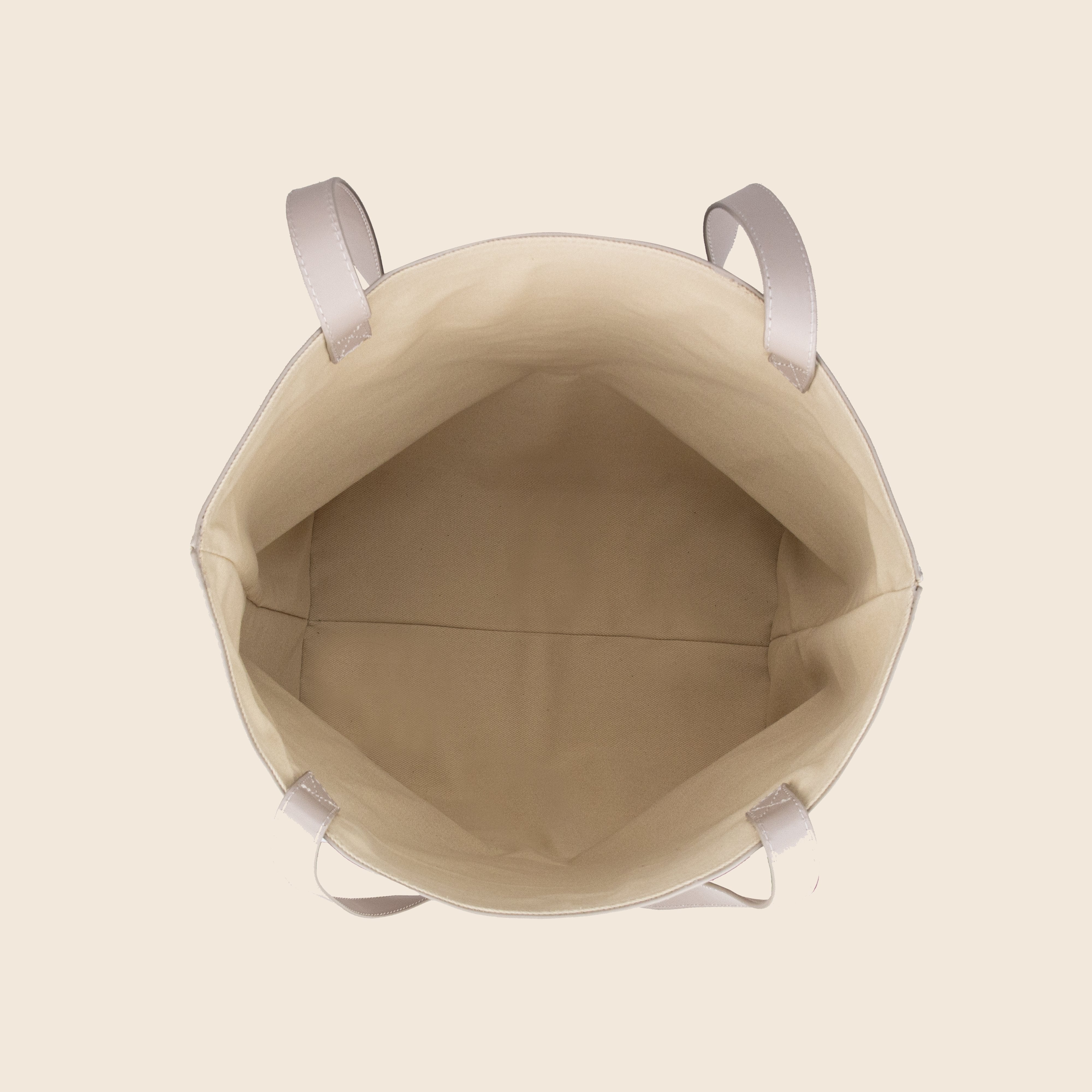 Alen in leather - Oyster Beige