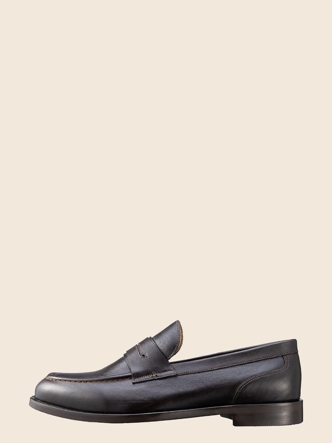 Avine in Leather - Deep Brown