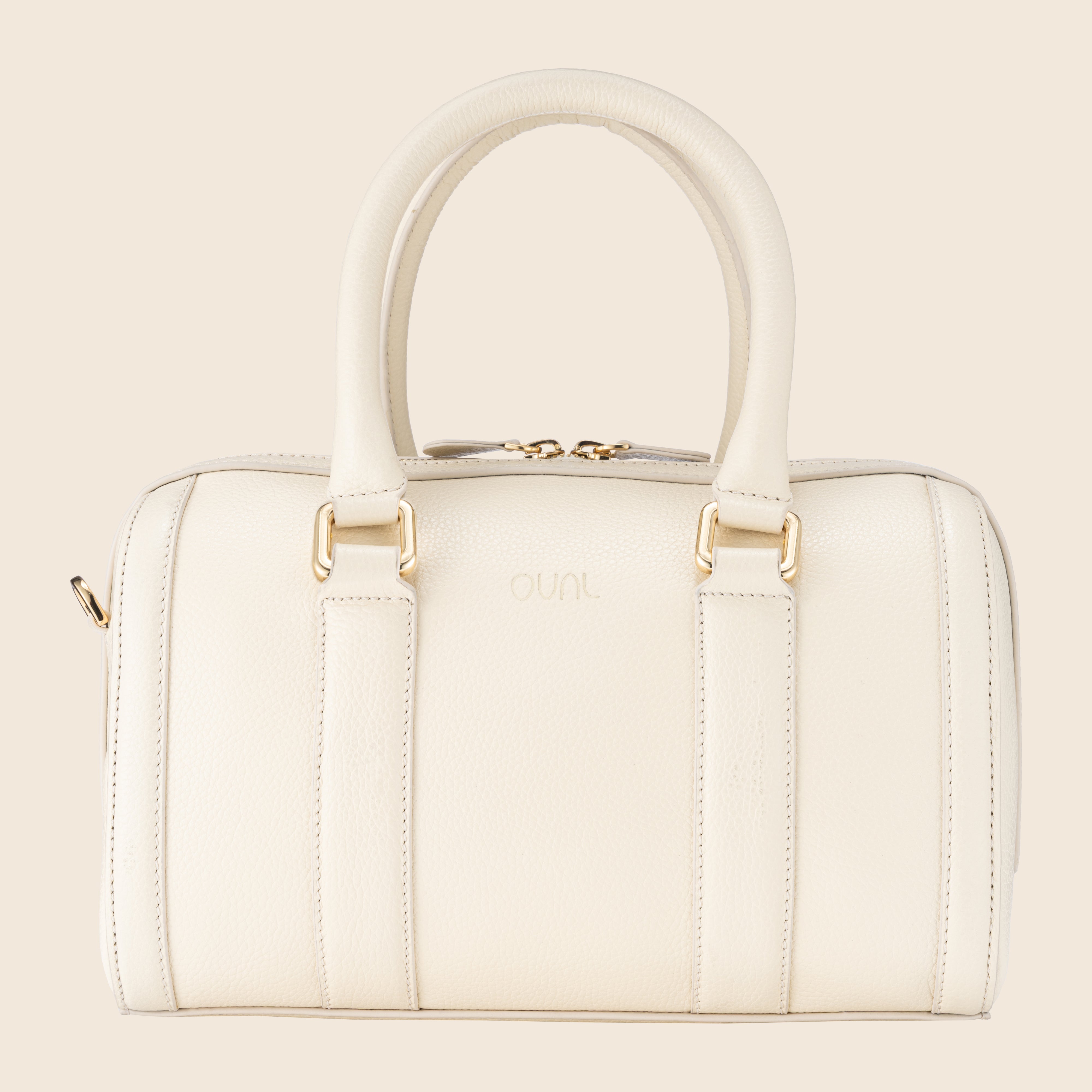 Lara in Leather - Ivory Cream