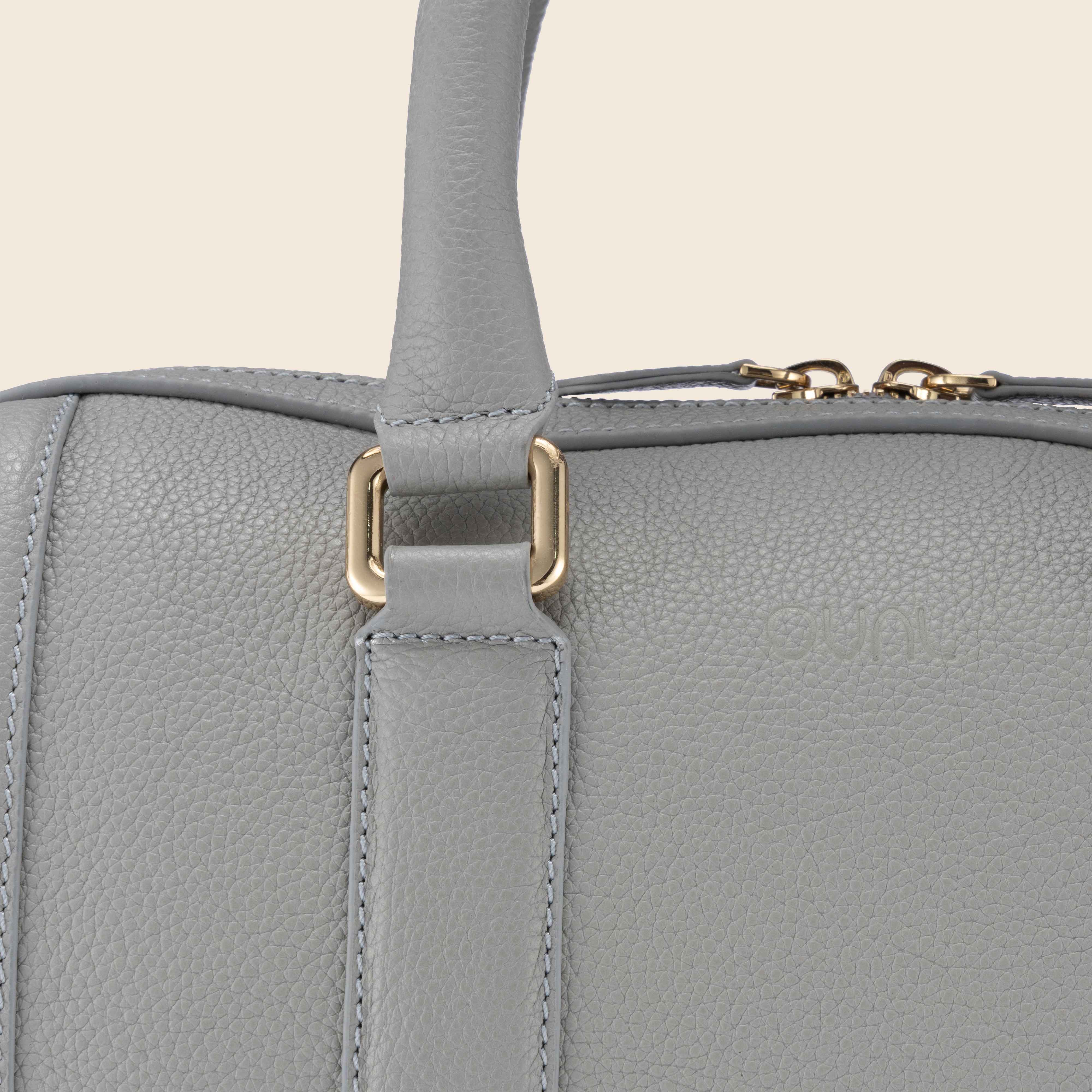 Lara in Leather - Fog Grey