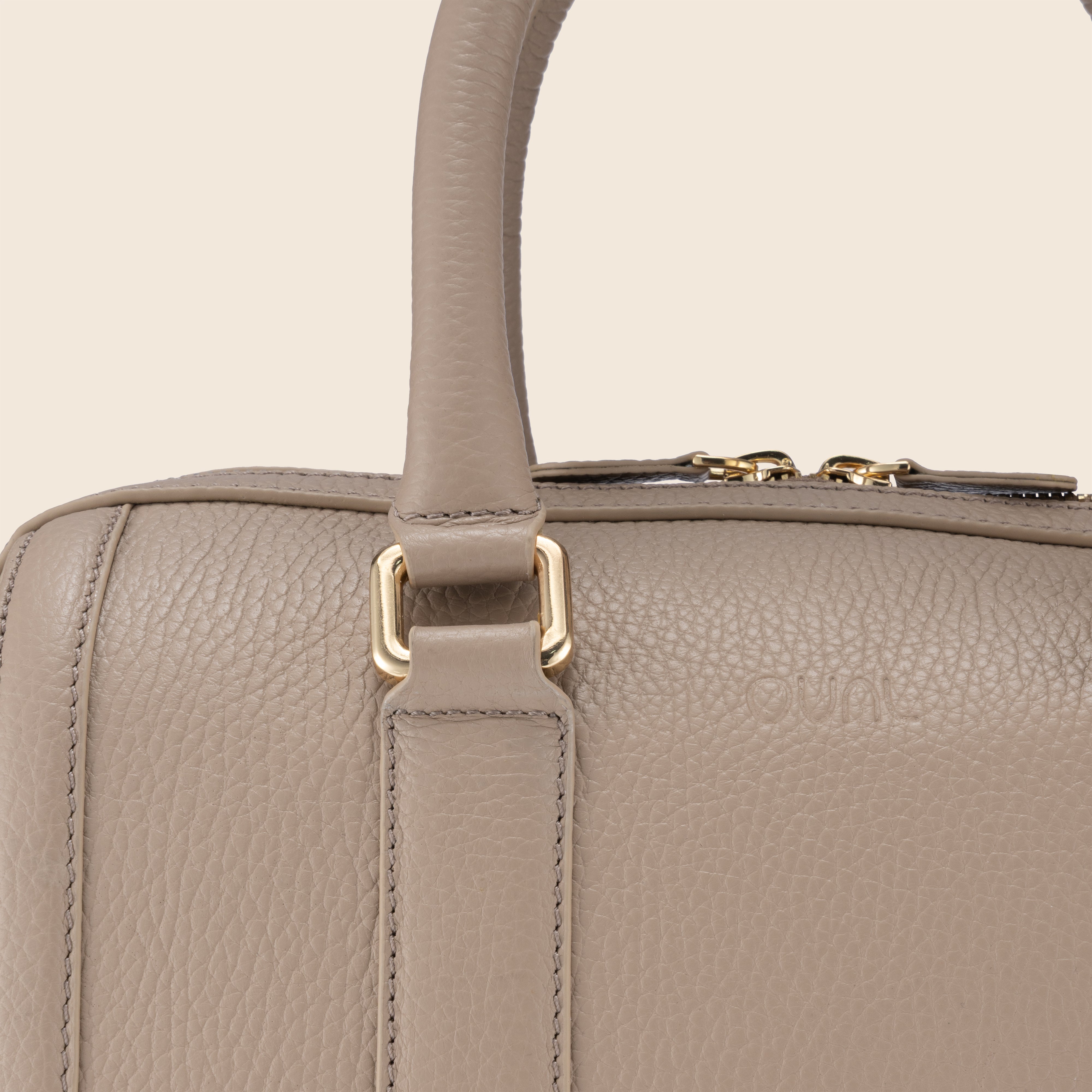 Lara in Leather - Sandstone Beige