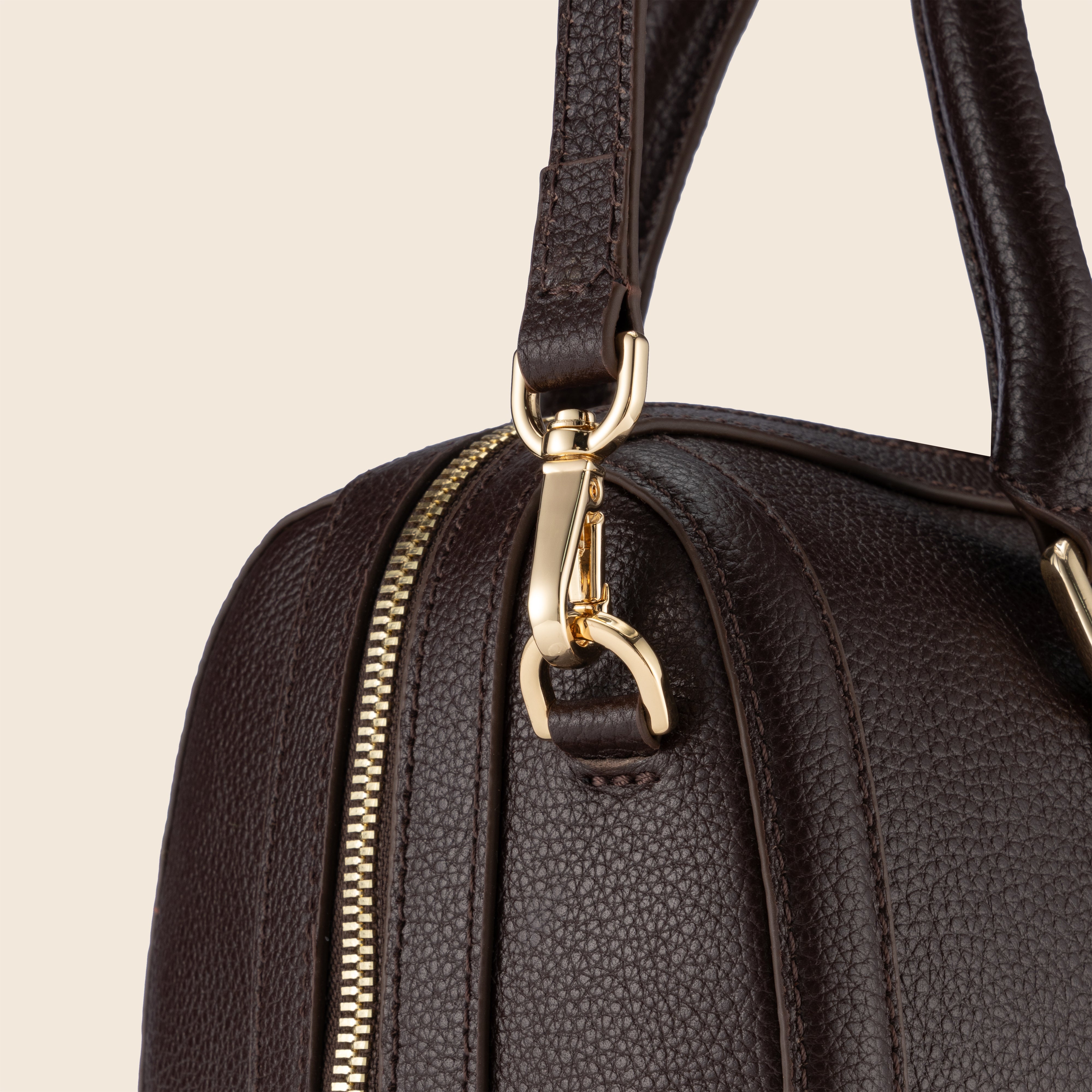 Lara in Leather - Dark Brown