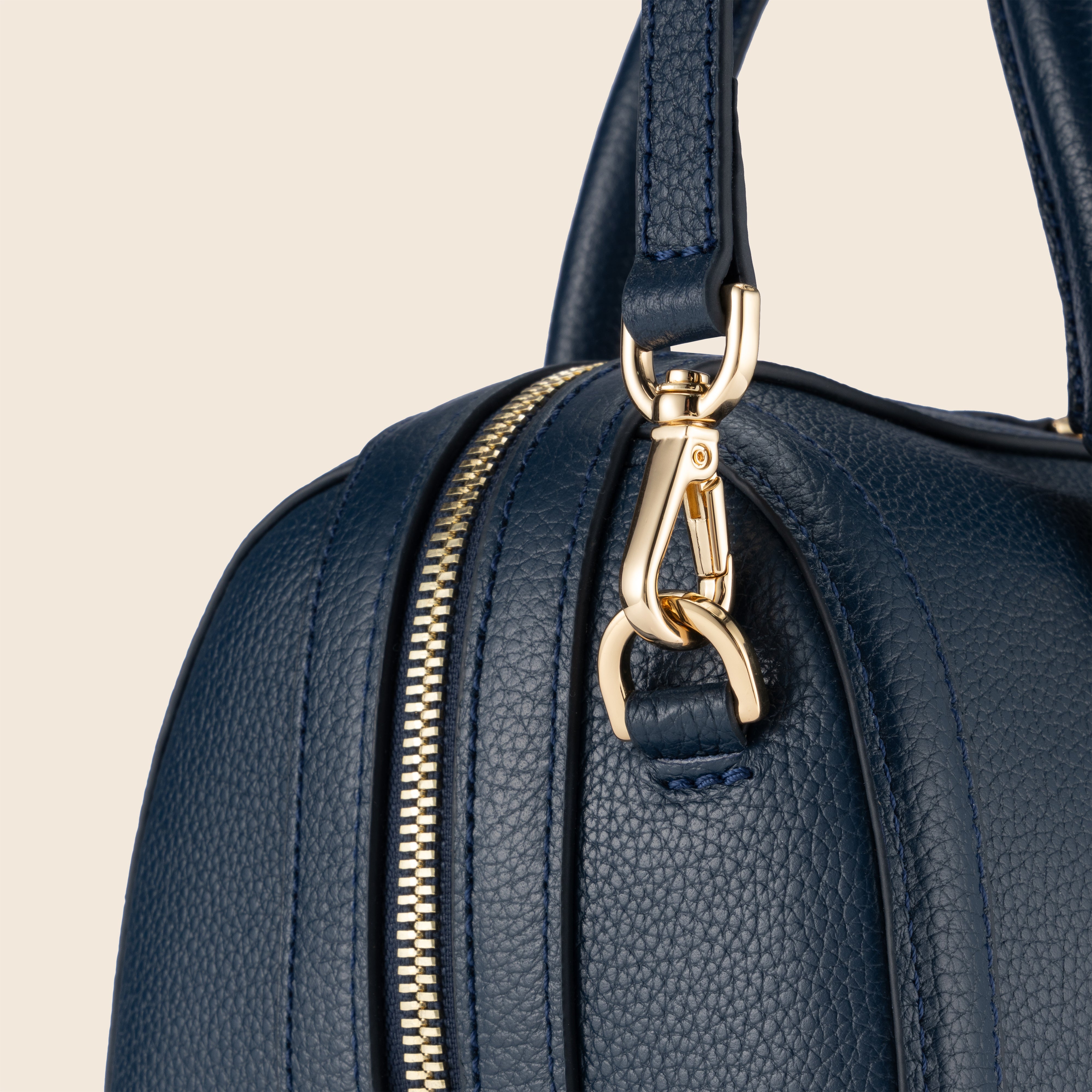 Lara in Leather - Midnight Blue