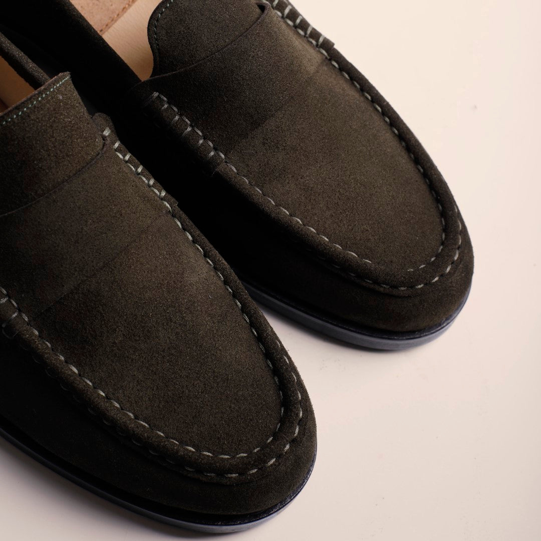 Luna in Suede - Forest Suede