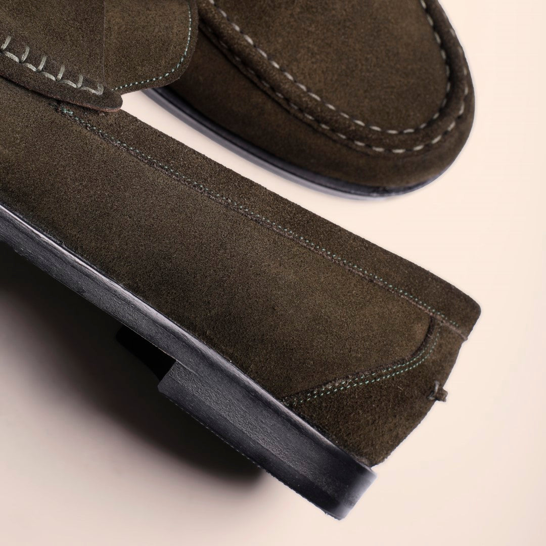 Luna in Suede - Forest Suede