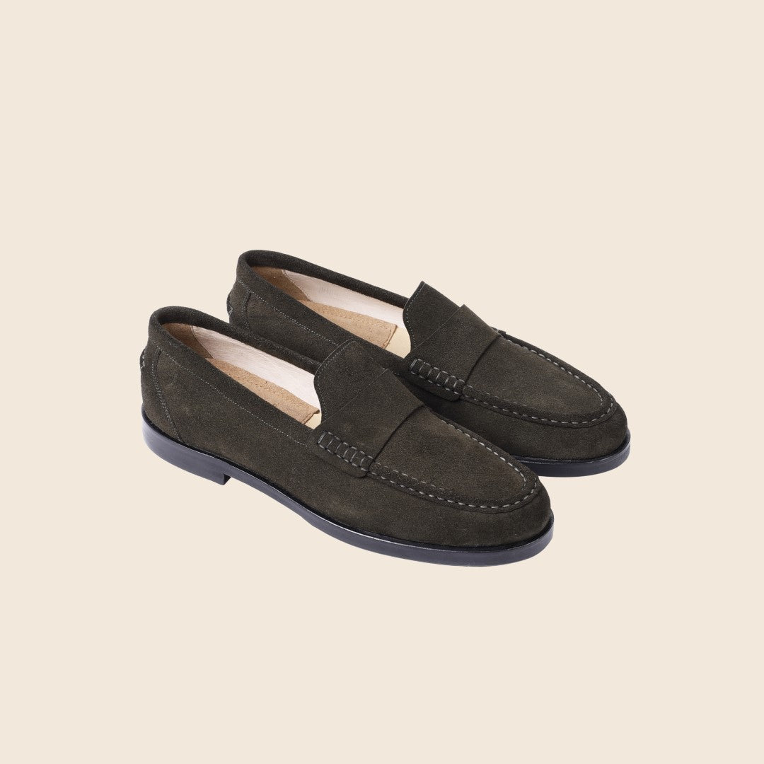 Luna in Suede - Forest Suede