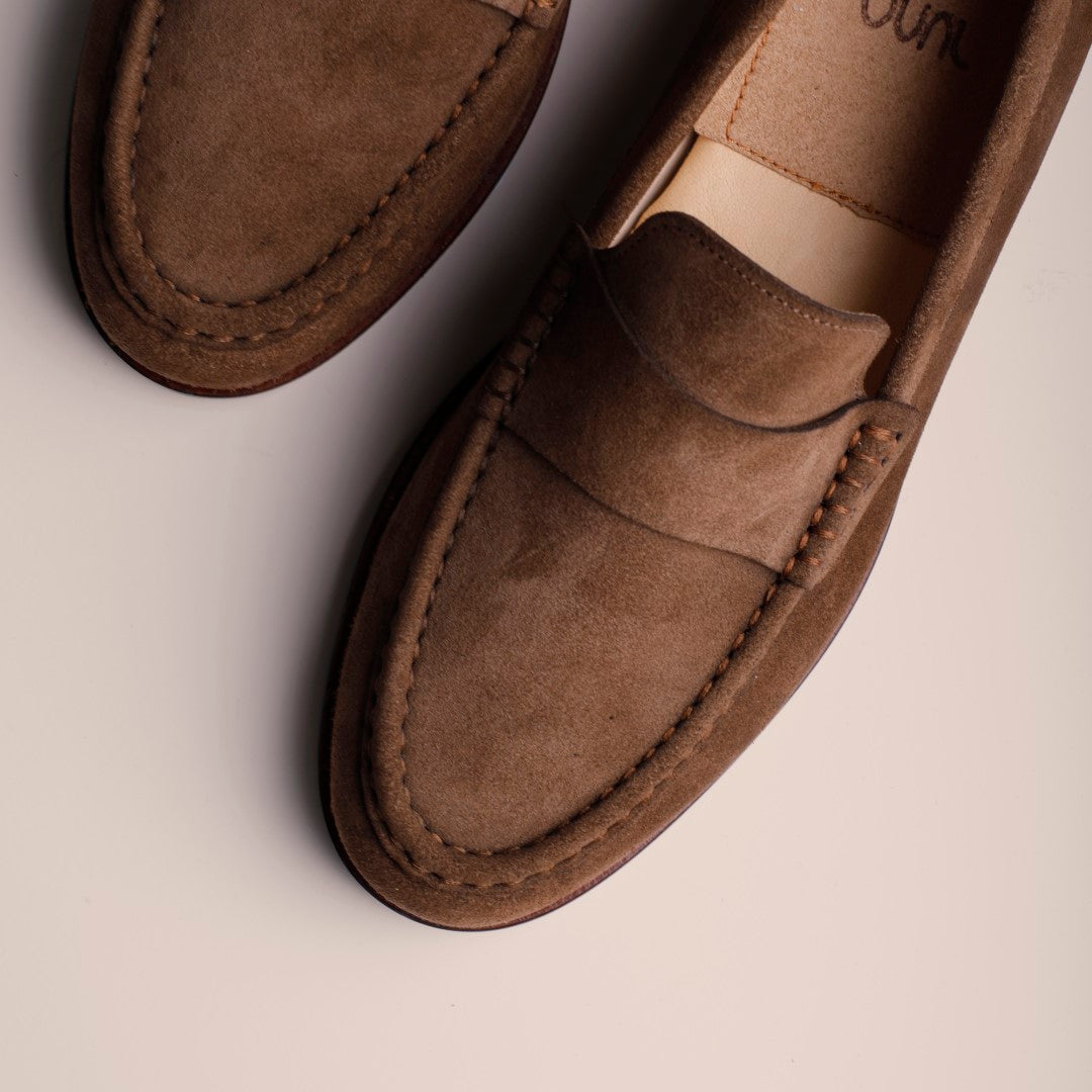 Luna in Suede - Mocha Suede