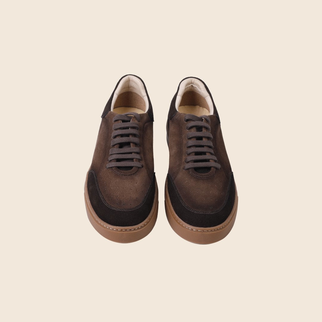Mira in Suede - Cocoa Fade