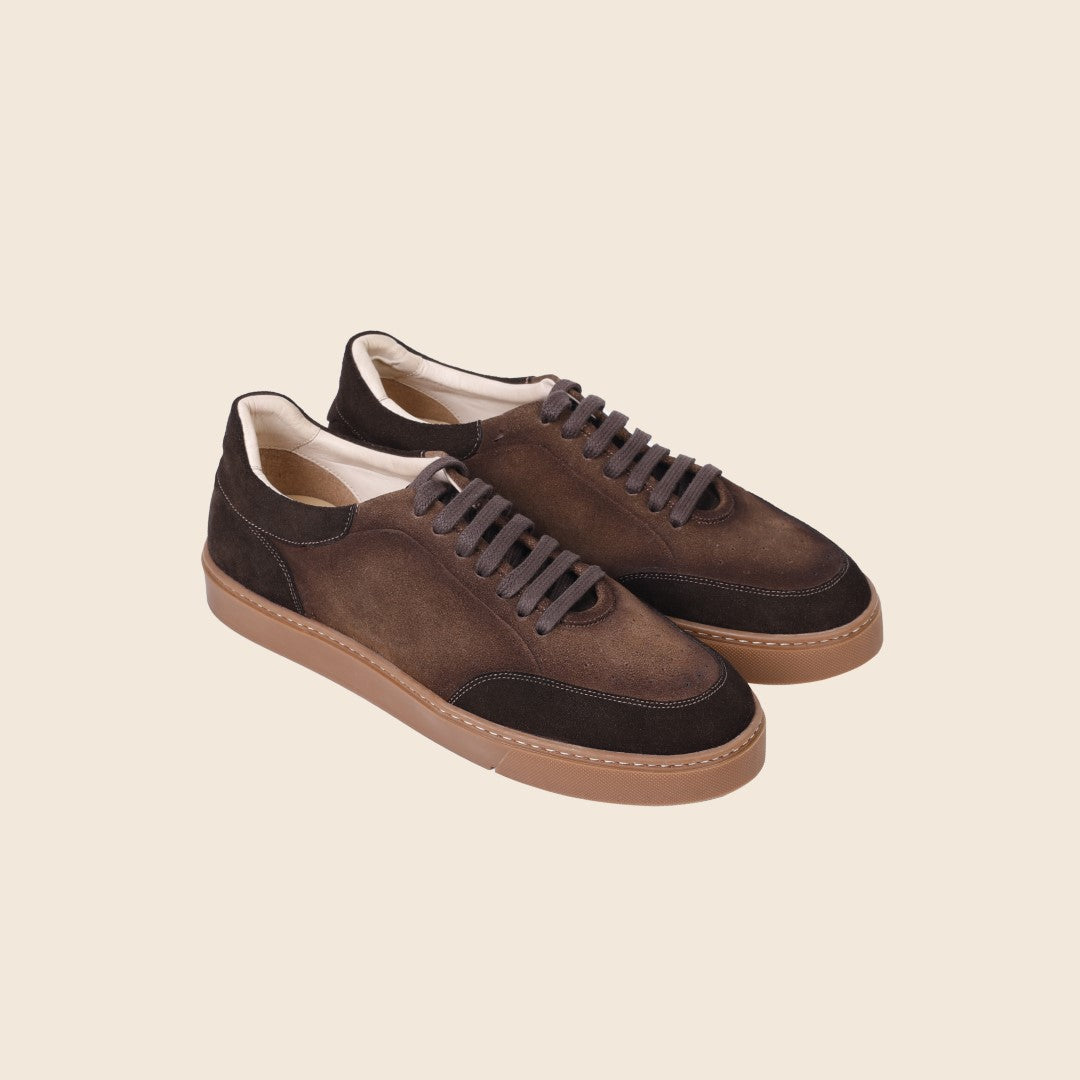 Mira in Suede - Cocoa Fade