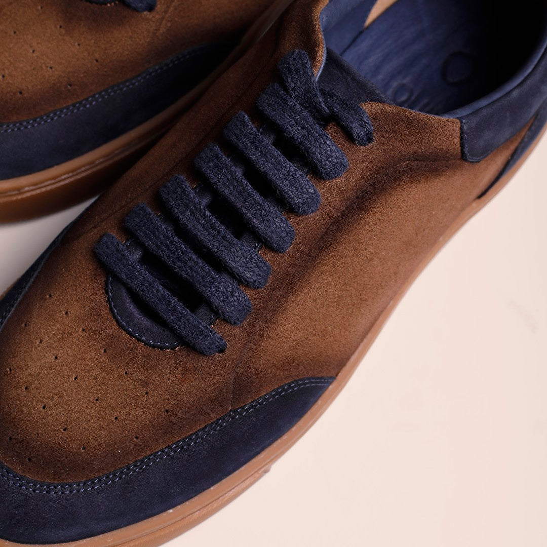 Mira in Suede - Navy Cocoa