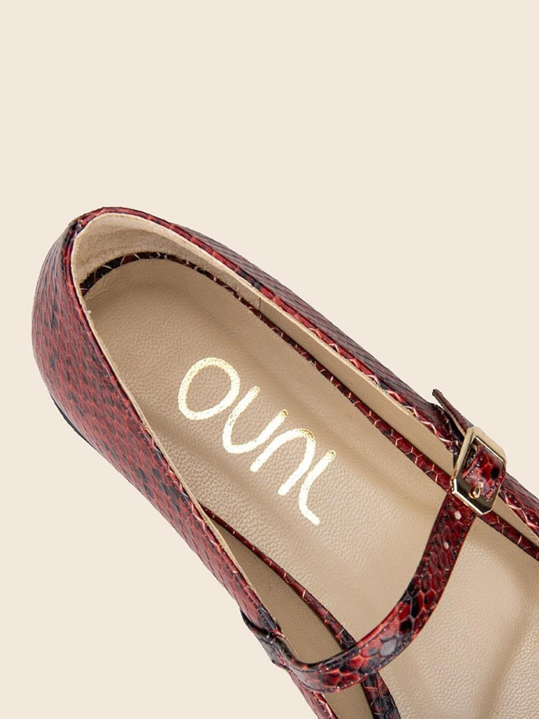 Nova in Leather - Crimson Python