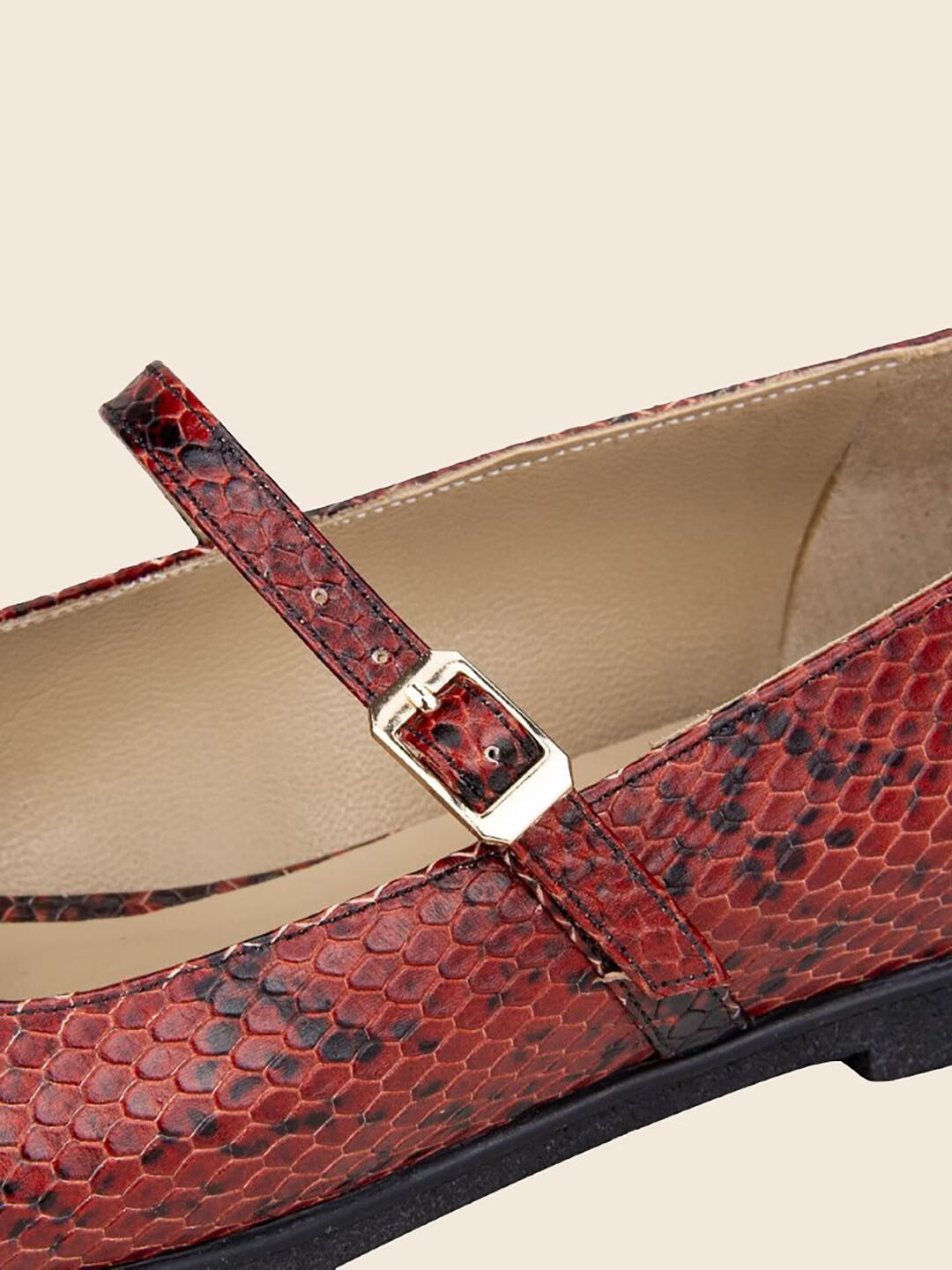 Nova in Leather - Crimson Python