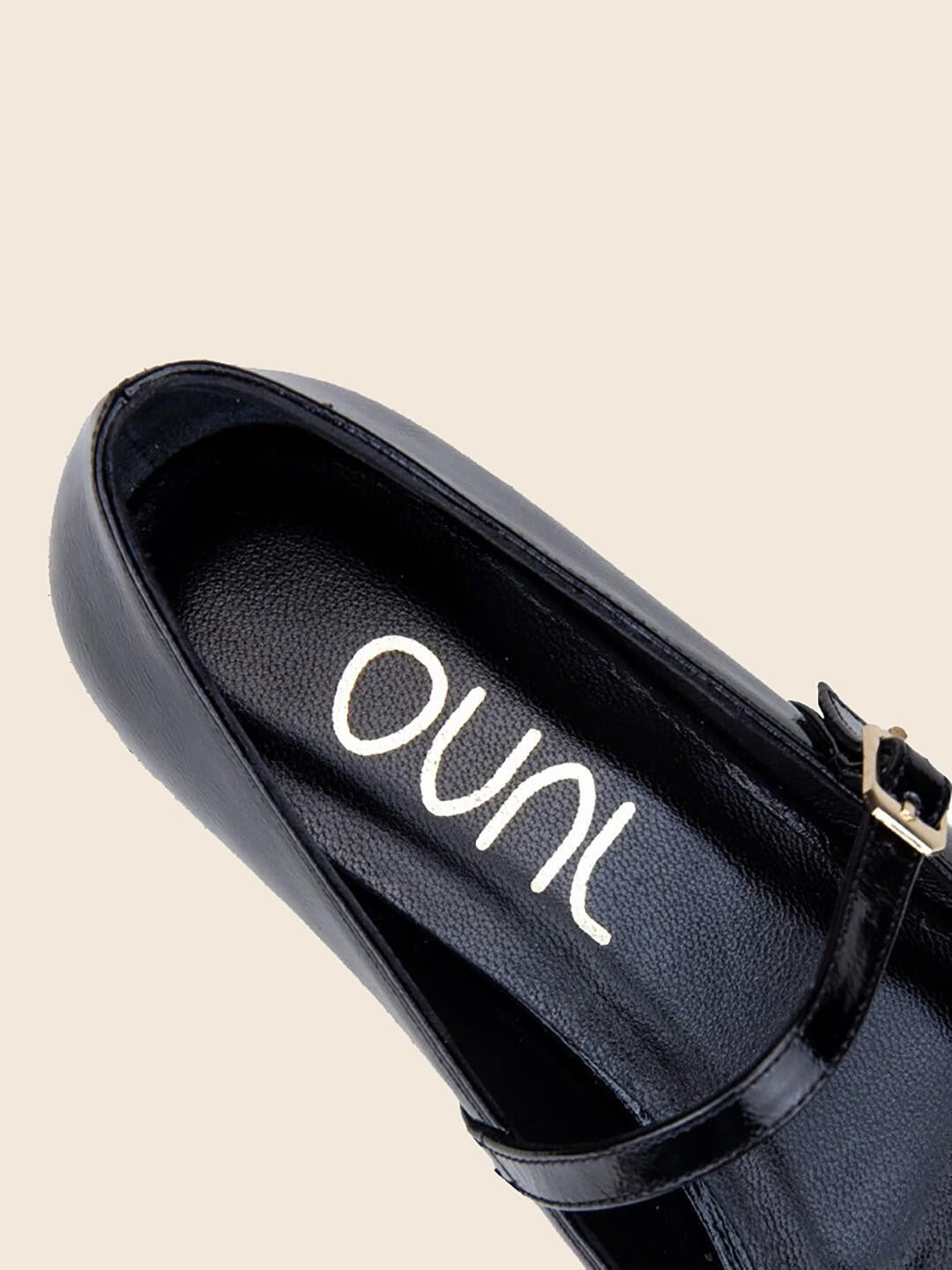 Nova in Leather - Glossy Black