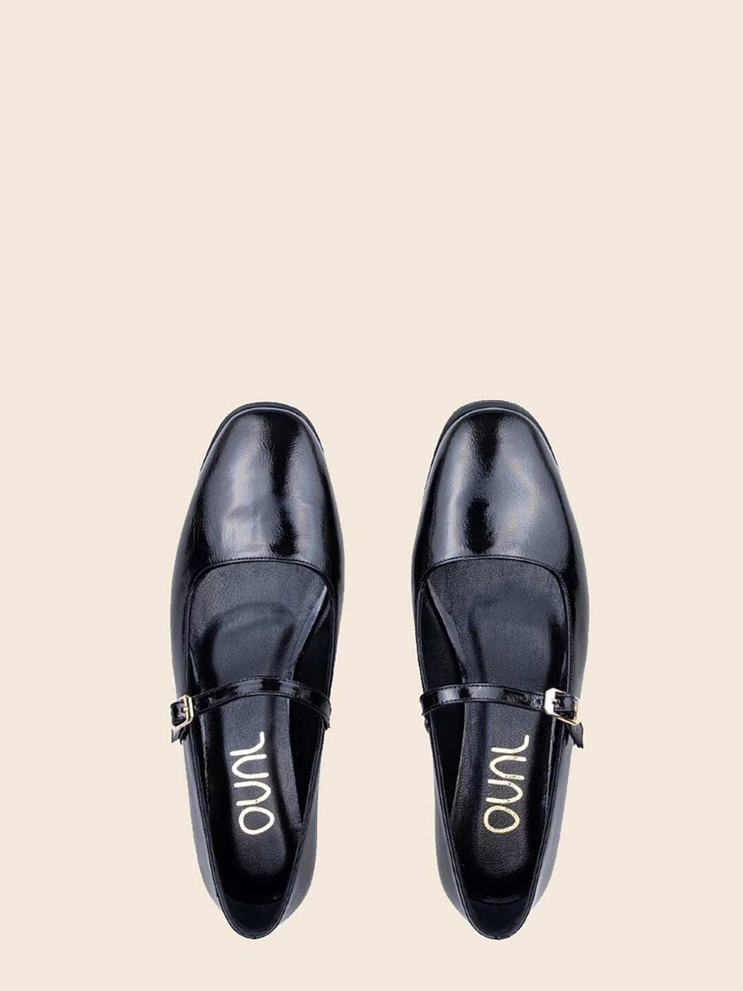 Nova in Leather - Glossy Black