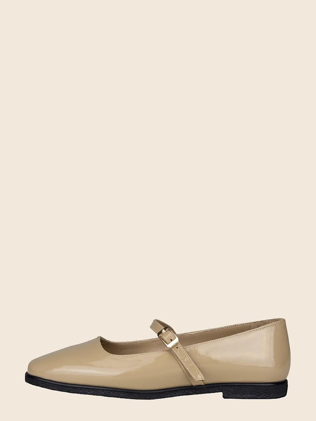 Nova in Leather - Glossy Nude