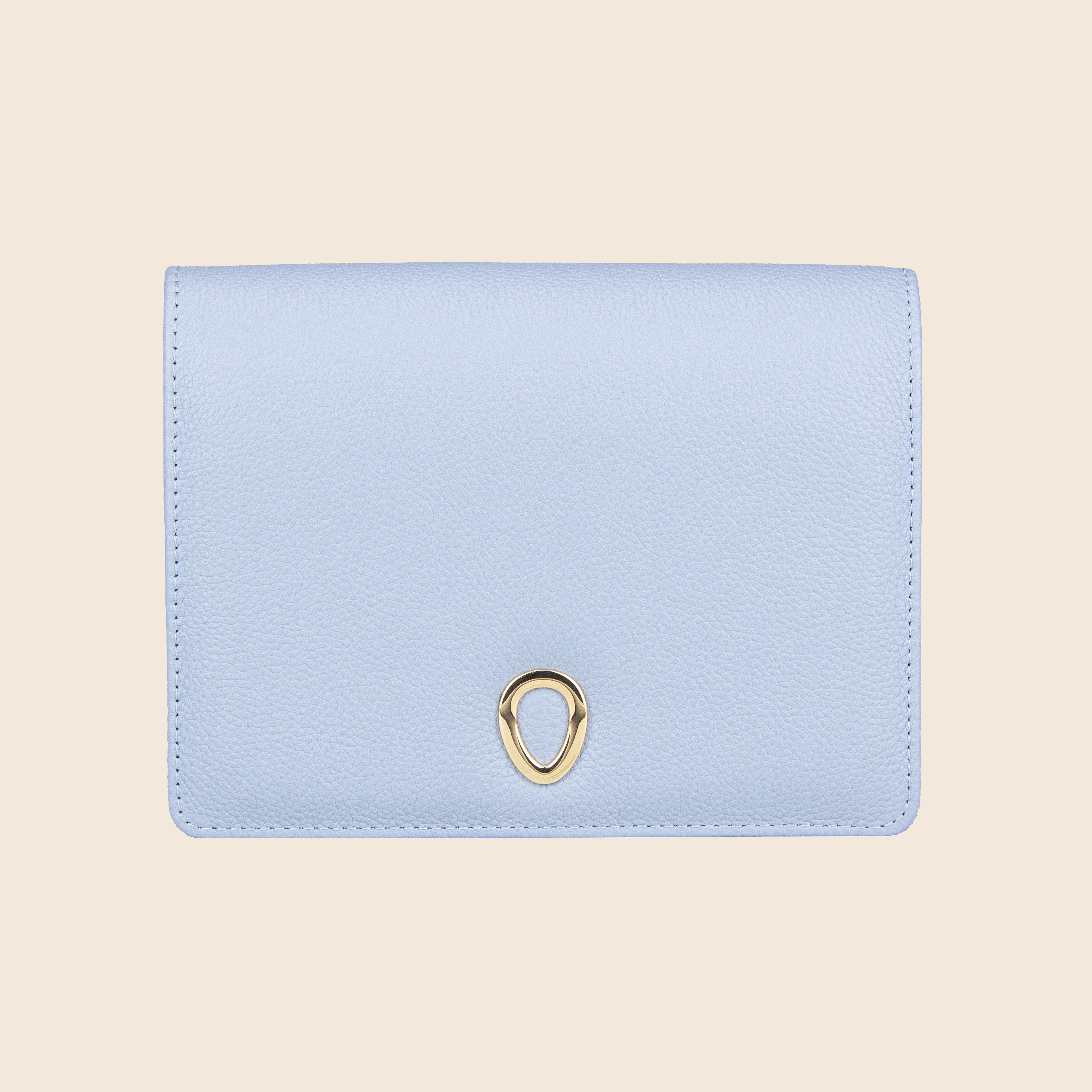 Vera in leather - Mist Blue