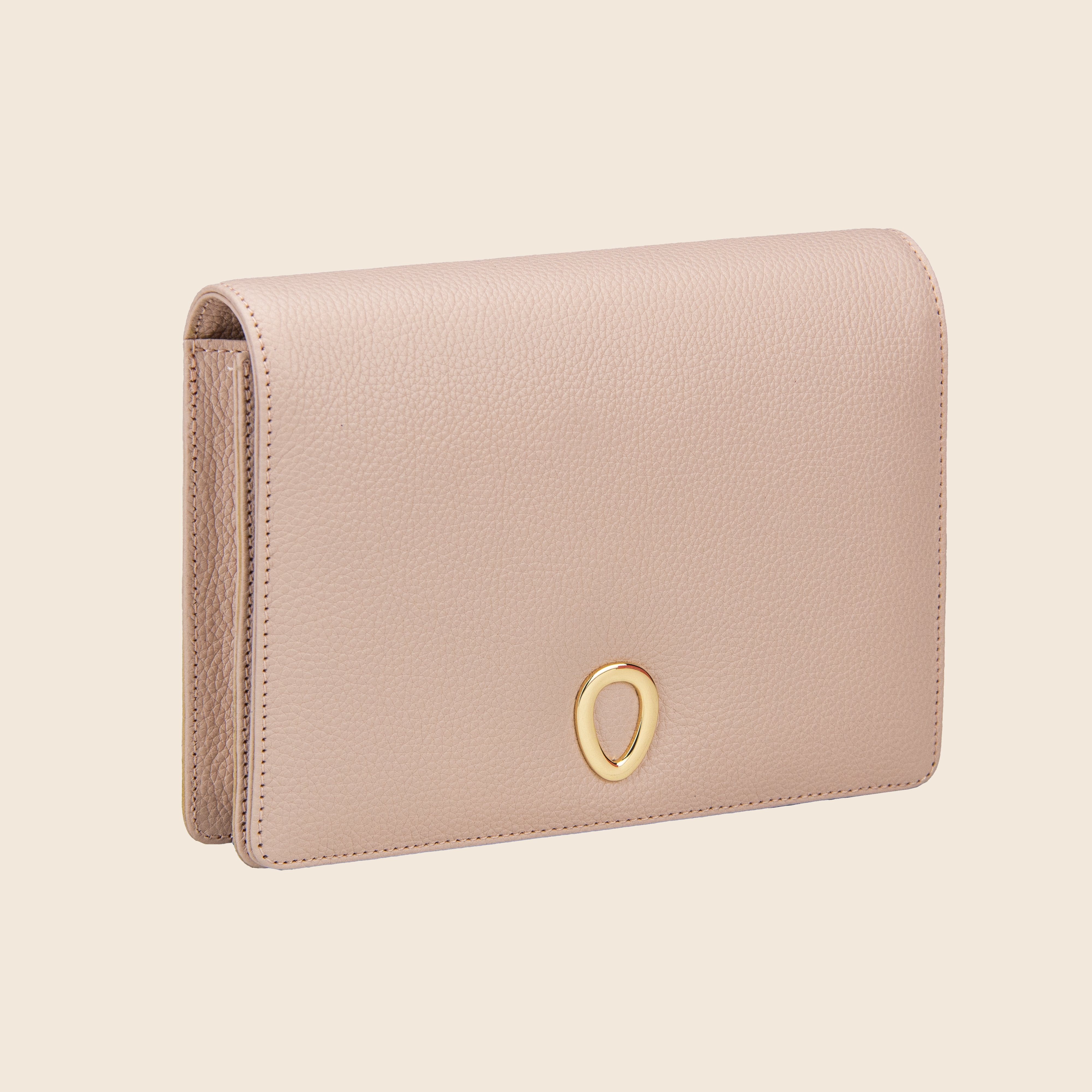 Vera in leather - Nude Blush