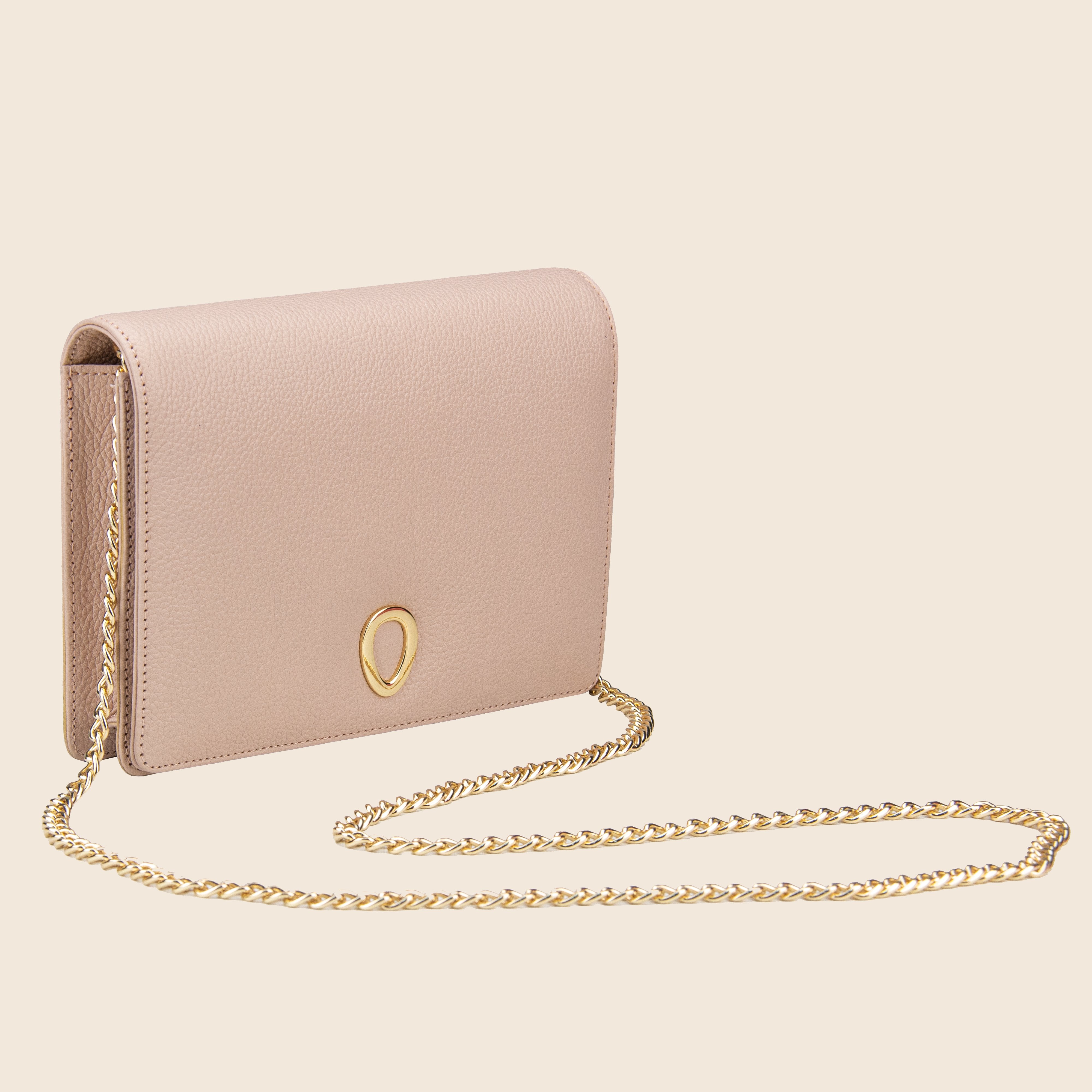 Vera in leather - Nude Blush